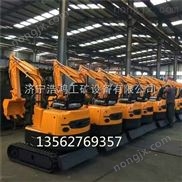 16型履带挖掘机价格 微型农用挖坑机详细参数 小型挖掘机铣刨头