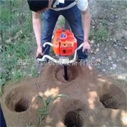 劳动强度低汽油挖坑机，螺旋式双人提钻孔机 自动蔬菜种植机器