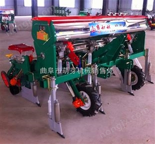 四行懸浮式玉米播種機廠家玉米精播機 手扶單壟玉米播種機